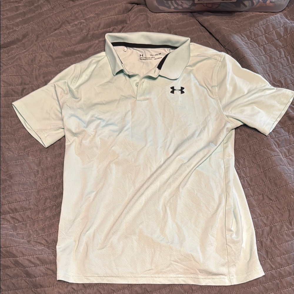 Under Armour Green Performance Polo Shirt